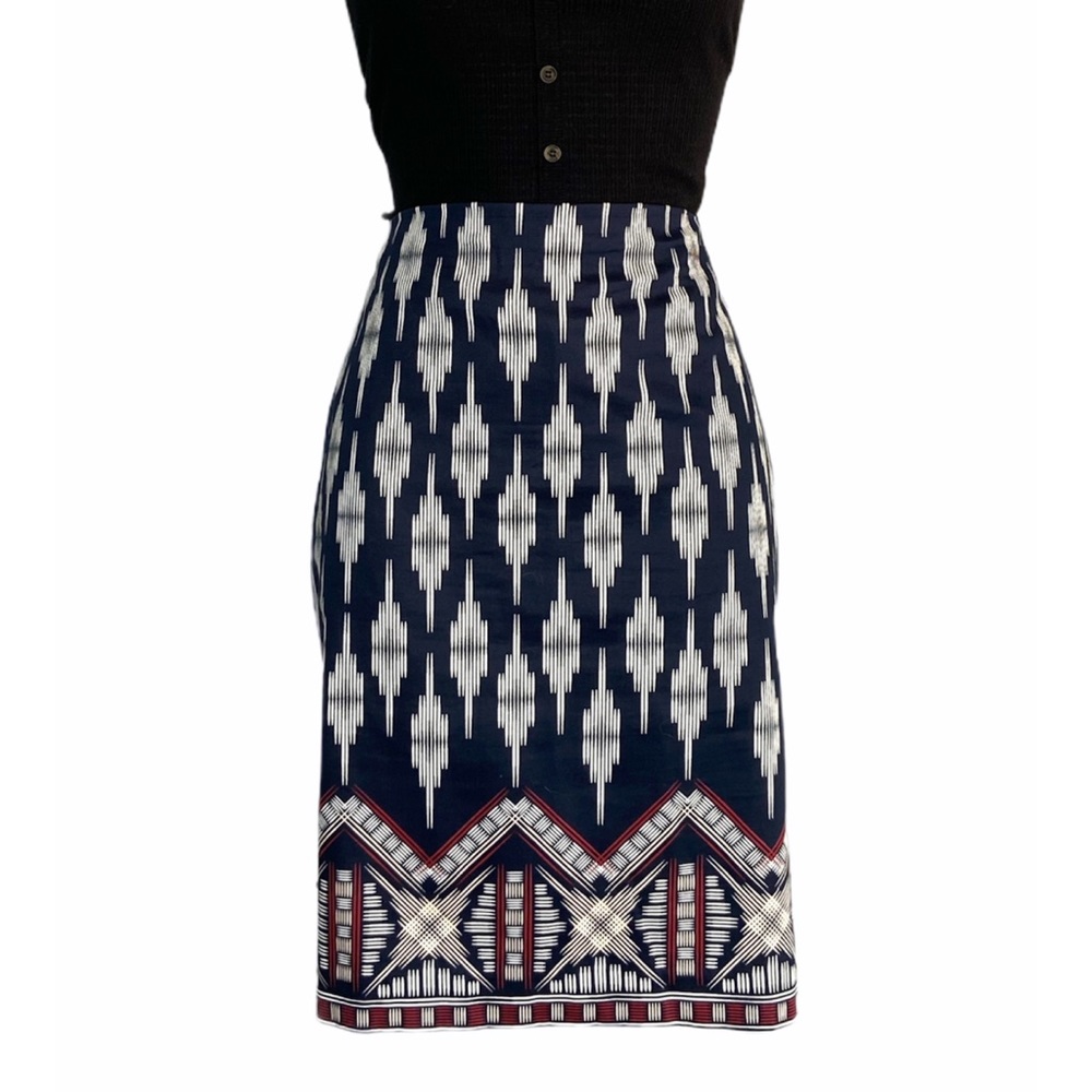 Ann Taylor Printed Midi Skirt Medium/ Large
